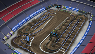 2025 Monster Energy AMA Supercross Track Maps