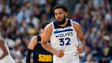 Karl-Anthony Towns of the Timberwolves receives the NBA's social justice award
