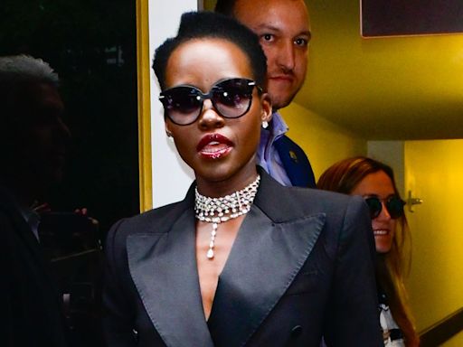Lupita Nyong’o Turns Up The Heat By Adding Some Pizzazz To The Trouserless Trend