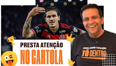 Presta Atenção no Cartola: Dandan monta time com maioria de Cruzeiro e Flamengo para a rodada 19