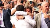 Las lágrimas de Juan Carlos Ferrero tras el triunfo de Carlos Alcaraz en Wimbledon