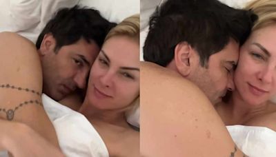 Ana Hickmann abre intimidade com Edu Guedes em vídeo ousado