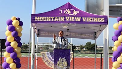 This El Monte school just christened its new bond-funded stadium