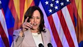 Kamala Harris accuses Donald Trump of ‘gaslighting’ America on abortion during Arizona visit