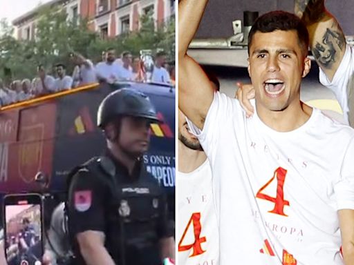 Spain stars Rodri and Morata under Uefa investigation after Euros parade