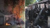 Incendio deja a una familia con su casa calcinada y sin las herramientas de su negocio