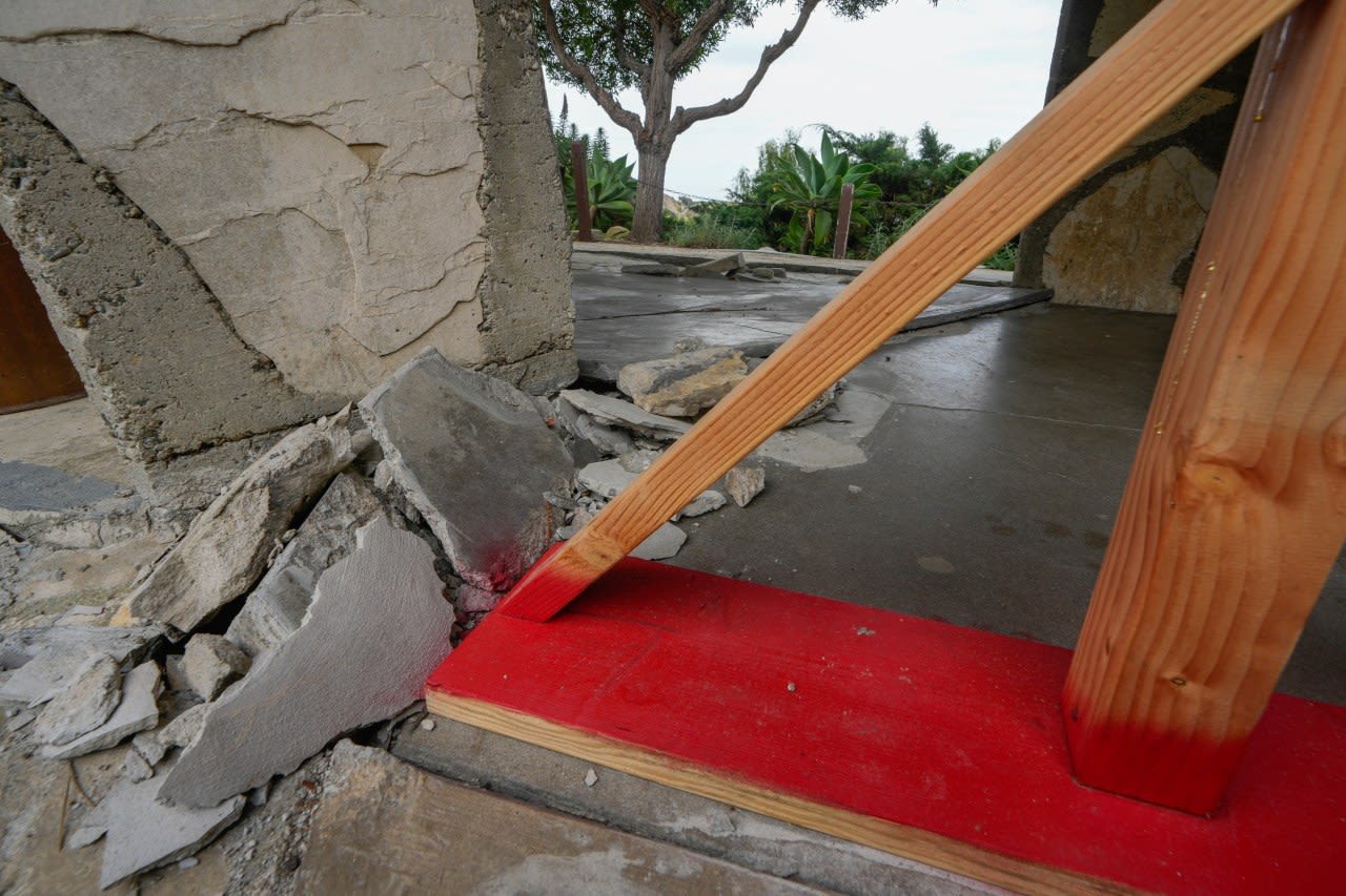 Landslide forces closure of iconic Southern California chapel designed by Frank Lloyd Wright’s son