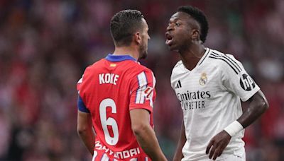 Atlético-Real Madrid | Vinicius, a Koke: "Yo dos Champions, tú nada"