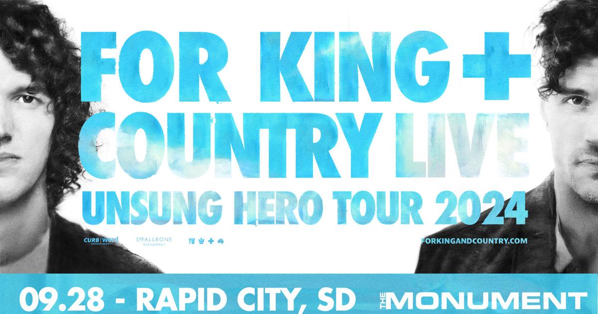Catch for KING + COUNTRY in Rapid City on 'The UNSUNG HERO 2024 Tour'