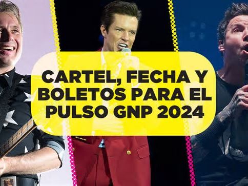 The Killers, Franz Ferdinand y Simple Plan: Cartel, fecha y boletos para el Pulso GNP 2024