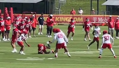 Kansas City Chiefs players turn on each other as Travis Kelce fumes and Rees-Zammit watches