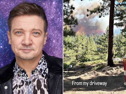 Jeremy Renner Shares Harrowing Video of Evacuation from Lake Tahoe Home as Wildfire Approaches