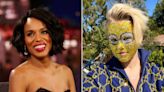 Kerry Washington Jokes That JoJo Siwa's Bedazzled Minion Makeup Is Her Next Red Carpet Look