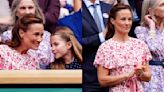 ...Favors Florals in Caped Beulah Dress at Wimbledon 2024 Men’s Final Alongside Sister Kate Middleton and Niece Princess Charlotte