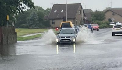 Rail travel and football affected by heavy rain