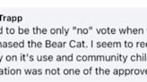 Columbia police union upset with former councilman over "BearCat" Facebook comments