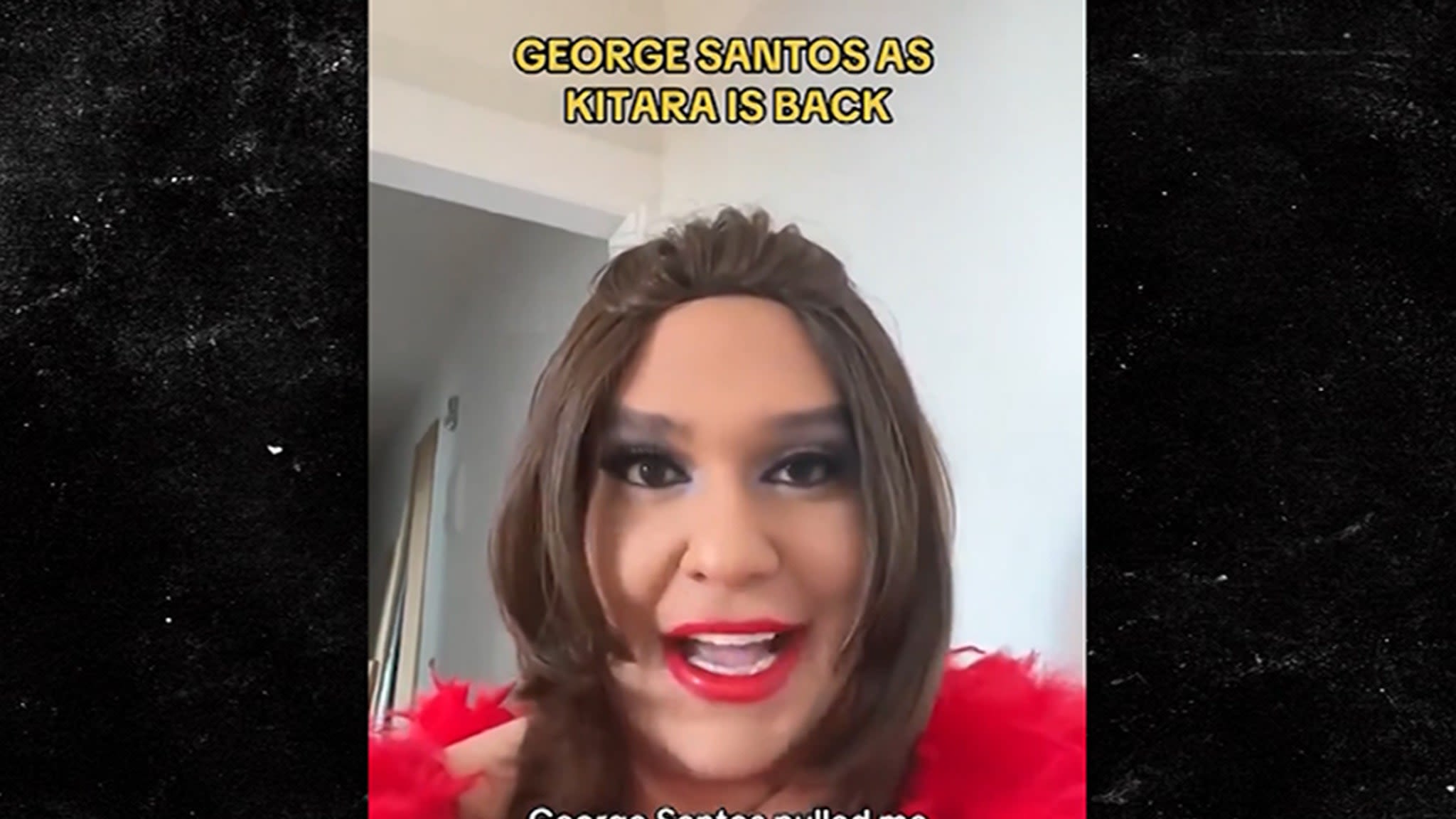 Ousted Congressman George Santos Revives Drag Queen Persona on Cameo