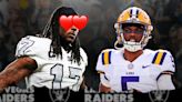 Raiders' Davante Adams endorses Jayden Daniels after LSU Pro Day