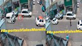 En descuido de madre, bebé intenta cruzar la calle y es atropellado por combi [VIDEO]