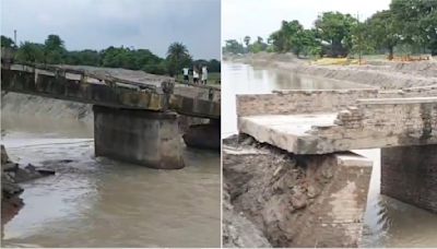 Amid Heavy Rains, Two Bridges Collapse In Bihar; 7th Incident In 15 Days