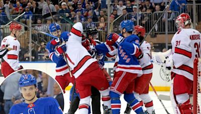 Rangers aren’t afraid to get down and dirty — even with Matt Rempe on bench