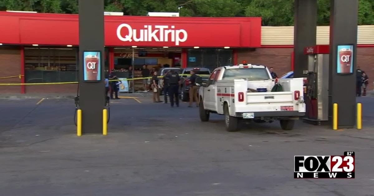 Video: Police say SUV crashed into north Tulsa QT after an argument