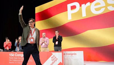 Salvador Illa defiende la amnistía y asegura que Abascal es “una amenaza mayor” que Puigdemont