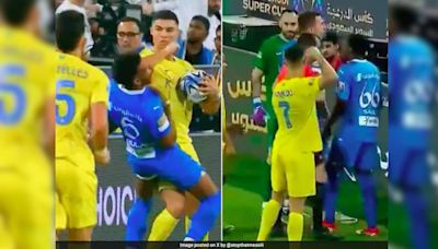 Frustrated Cristiano Ronaldo Elbows Opponent, Then Looks To Punch Referee. Video | Football News