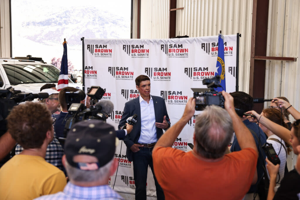 NV GOP Senate primary: Gunter attacks Brown, Brown woos Trump