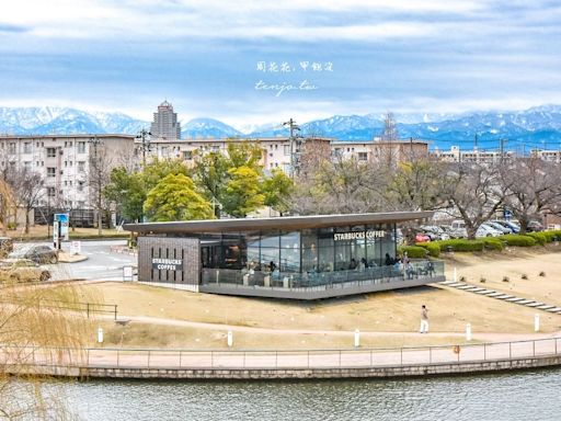 朝聖世界最美星巴克在日本！窗外是滿版河畔風景 享受療癒自然光