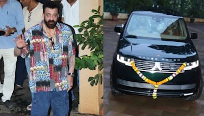 Sanjay Dutt gifts himself a swanky new Range Rover on 65th birthday. Watch