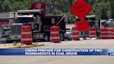 Crews prepare for construction of two roundabouts in Coal Grove