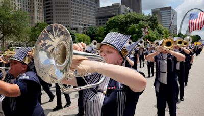 St. Louis area marks Fourth of July amid wet weather and rising rivers