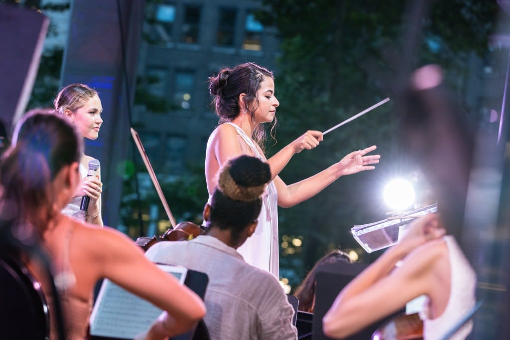 The all-female orchestra Barbie Land Sinfonietta will perform along to film at Hollywood Bowl