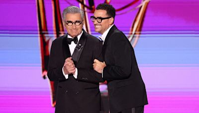 Emmy Awards 2024 hosts Eugene and Dan Levy spark huge reaction