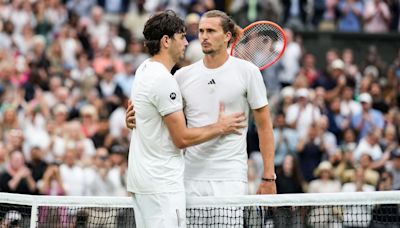 Zverev y un fuerte cruce con el equipo de Fritz en Wimbledon