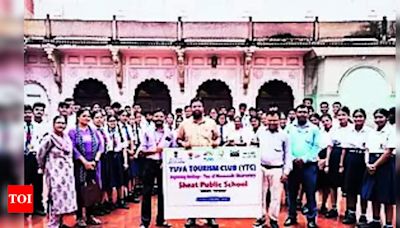 YTC students explore Man Mahal observatory in Varanasi | Varanasi News - Times of India