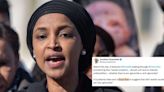 Rep. Ilhan Omar Accused of 'Blood Libel' By ADL For Calling Some Jewish Students 'Pro-Genocide' At Columbia Protest