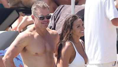 Matt Damon and Wife Luciana Soak Up Some Sun in Swimsuits During Annual Mykonos Vacation