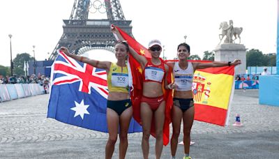 ¿Cuánto dinero se lleva María Pérez por su medalla de plata en 20 km marcha?