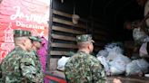 Llegan ayudas humanitarias a Venecia, Antioquia, tras avalancha