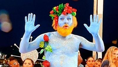 'Naked blue man' at Olympics claims he 'suffered' to perform at opening ceremony
