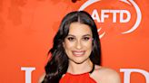 Pregnant Lea Michele Cradles Her Baby Bump in Glamorous Red Dress Ahead of 2nd Child
