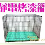 【Plumes寵物部屋】台灣製造2尺《上開雙門密底靜電烤漆折疊式兔籠》活動褶疊式兔籠