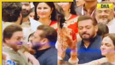 Watch: Shah Rukh, Salman enjoy 'buddy time', dance to ‘Bhangra Paa Le’ with Nita Ambani at Anant-Radhika’s wedding