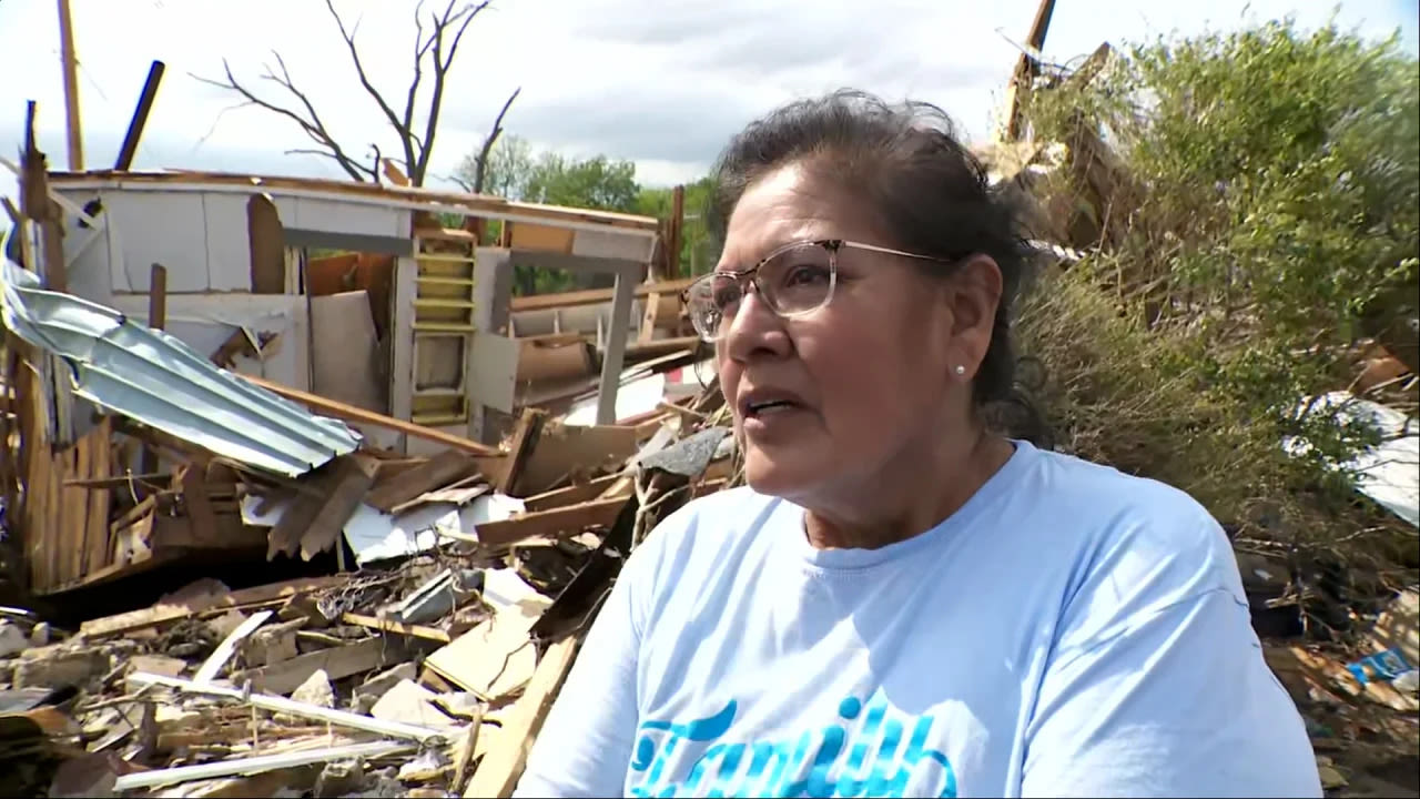 Family's 40 years of memories gone but cherished rocks remain unscathed after Oklahoma tornado's destruction