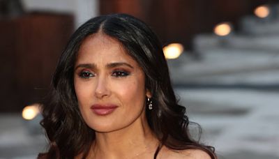 Salma Hayek's Stepdaughter Towers Over Her as They Sparkle in Coordinating Sequin Dresses