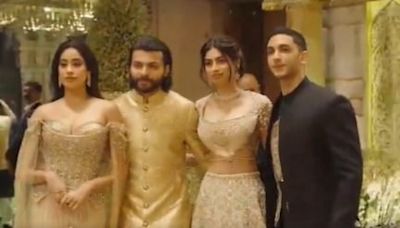 Kapoor Sisters' Date Night At Anant's Shubh Aashirwad Ceremony, Khushi Makes It Official With Vedang