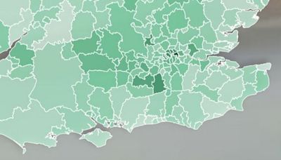 Map shows Kent areas where people take home the highest and lowest salaries