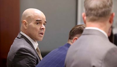 Trial of ex-politician in killing of Vegas reporter opens with video of attacker 'laying in wait'